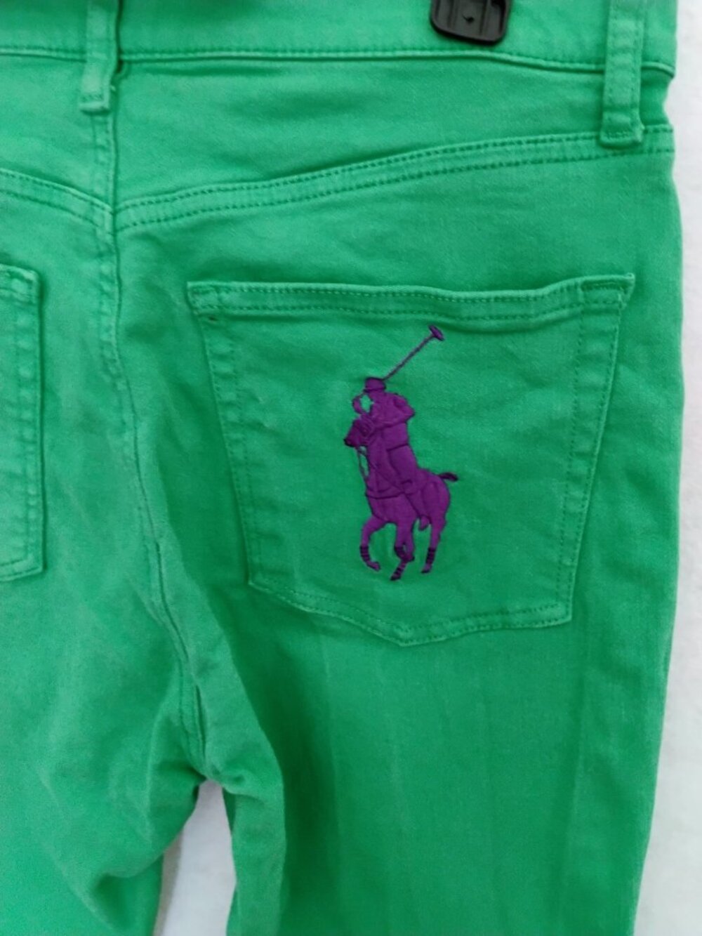 Polo Ralph Lauren Green Skinny Ankle Jeans size 29 - Picture 6 of 10